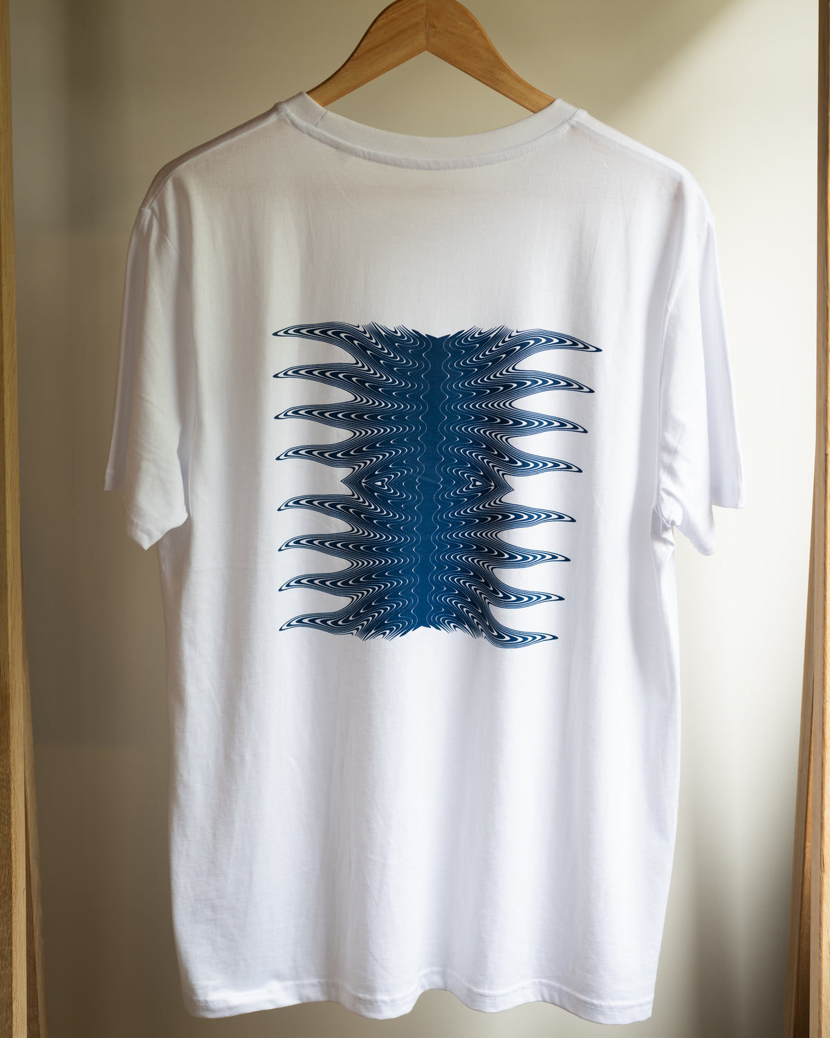 Screenprinted T-Shirt - 100% Organic Cotton (Blue)