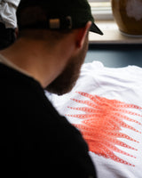 Screenprinted T-Shirt - 100% Organic Cotton (Blue)