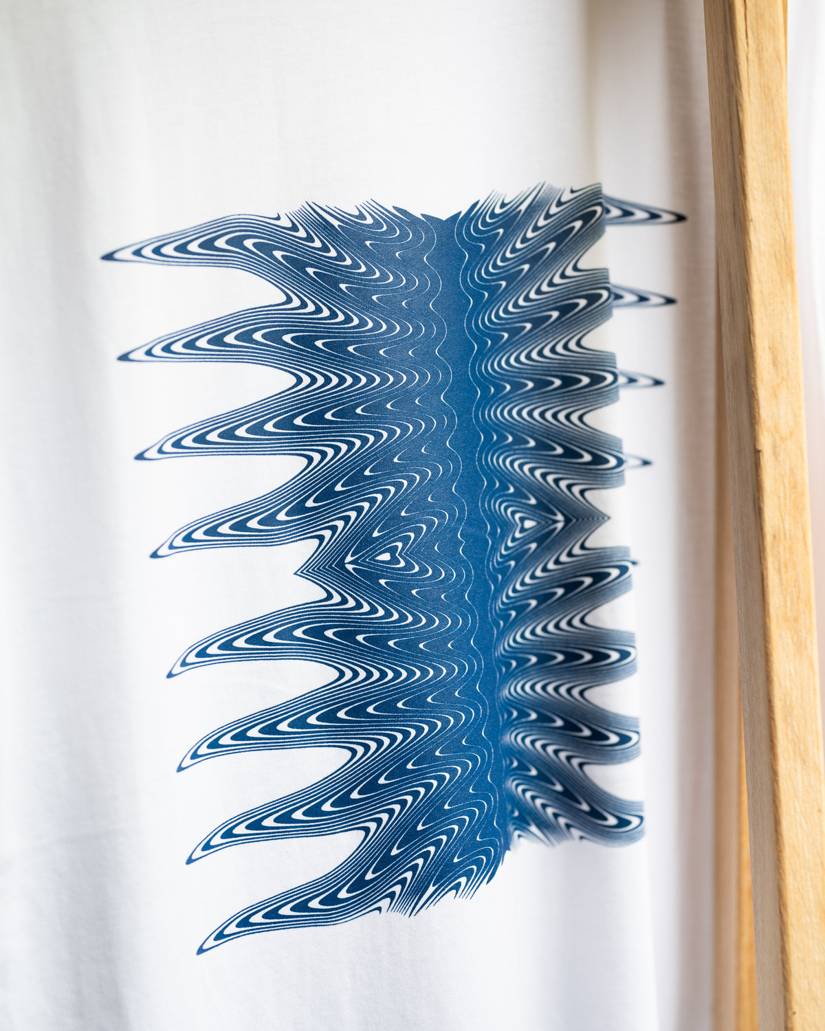 Screenprinted T-Shirt - 100% Organic Cotton (Blue)
